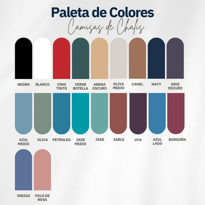 Camisa Chalís Cuello Piloto Manga Corta