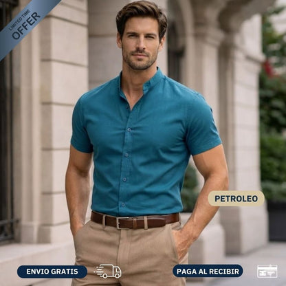 Camisa Chalís Cuello Piloto Manga Corta