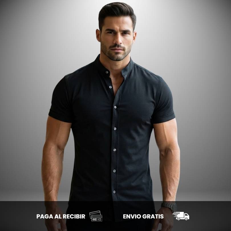 Camisa Chalís Cuello Piloto Manga Corta