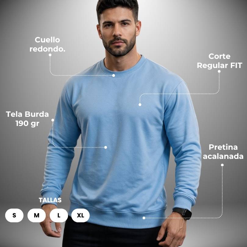BUZO CUELLO REDONDO PREMIUM