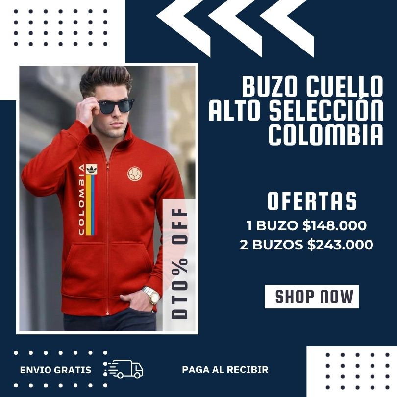 Buzo Cuello Alto Selección Colombia