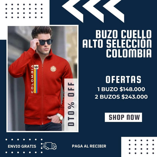 Buzo Cuello Alto Selección Colombia