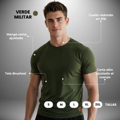 CAMISETA BASIC PACK de 3 (LLEVA PACK DE 4 Y 5)