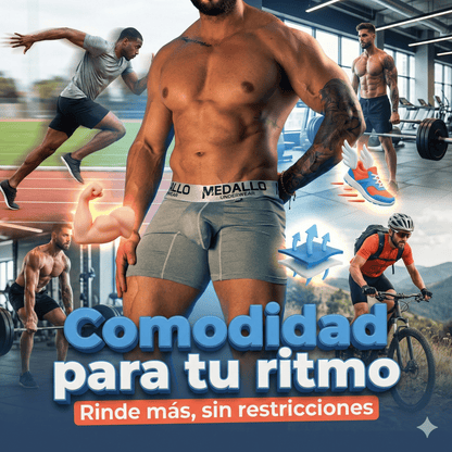 Bóxer Masculino Medallo Core - Lleva Promo de 3 Boxers