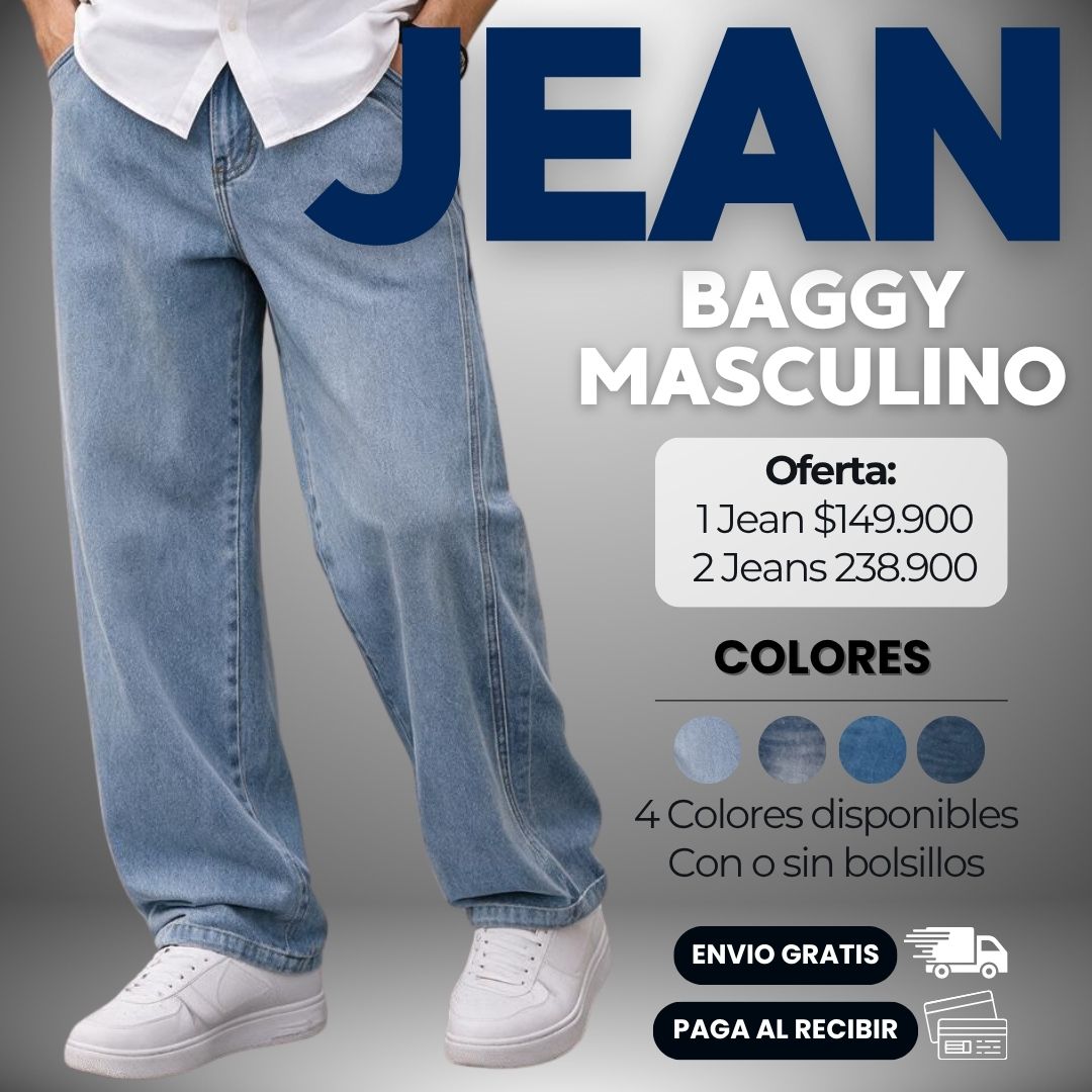 JEAN BAGGY MASCULINO