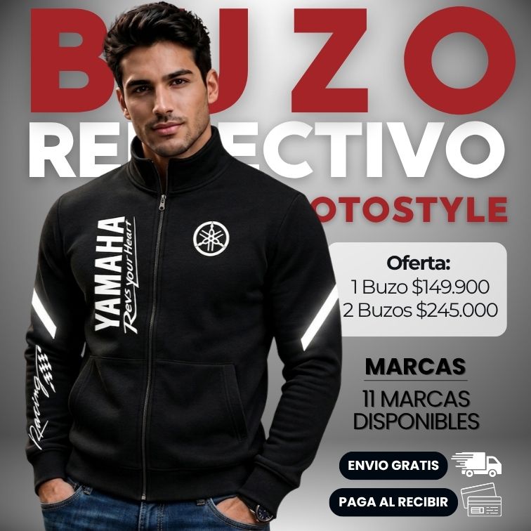 BUZO REFLECTIVO PREMIUM MOTOSTYLE