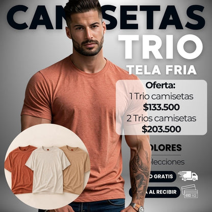 COLECCIÓN TRIO CAMISETAS
